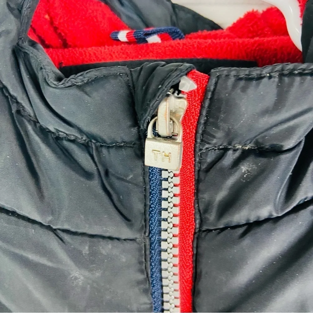 Tommy Hilfiger Kids Puffer Jacket with Red, White, and Blue HILFIGER Accents 7